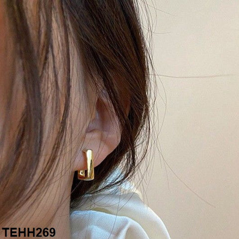TEHH269 SYB Curb Ear Hoops Pair - TEHH