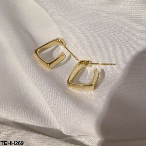 TEHH269 SYB Curb Ear Hoops Pair - TEHH