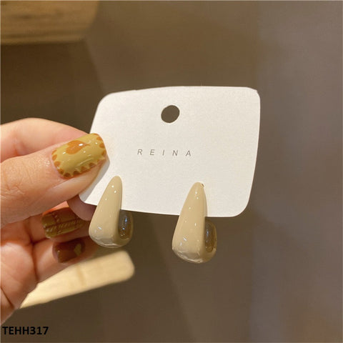 TEHH317 LSH Curb Ear Hoops Pair - CEHH