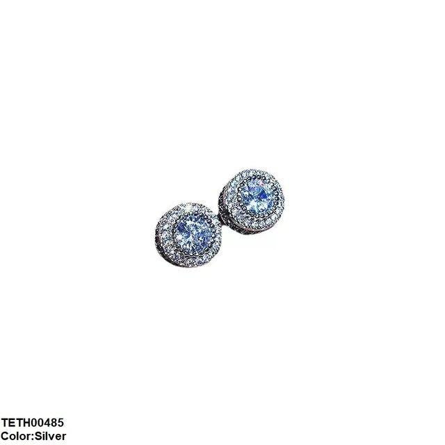 TETH00485 JJF Round Stone Tops Pair - TETH