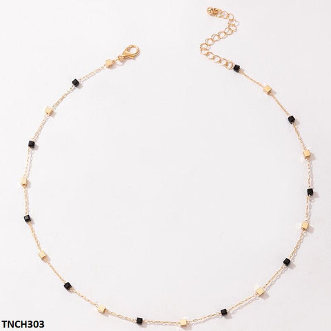TNCH303 YYE Square Plain Chain Necklace - TNCH