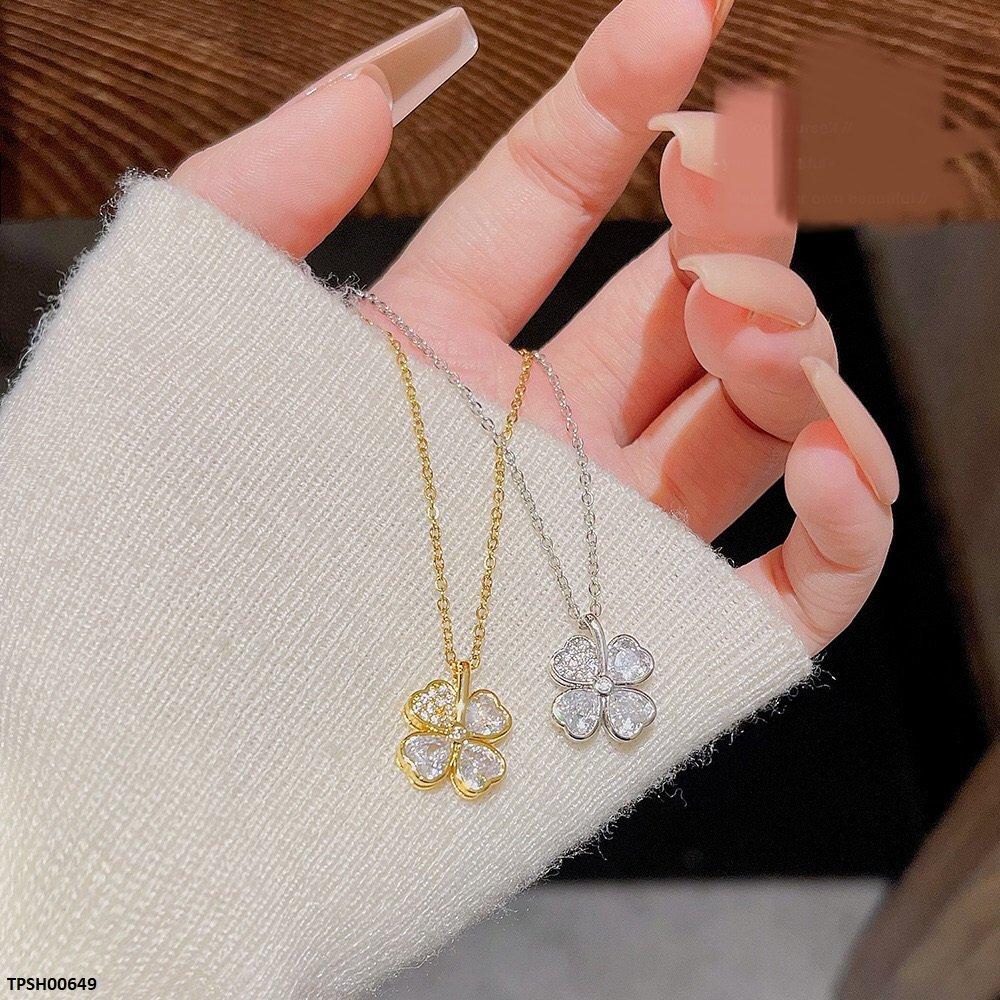 TPSH00649 DDJ Leaf Flower Pendent  - TPSH