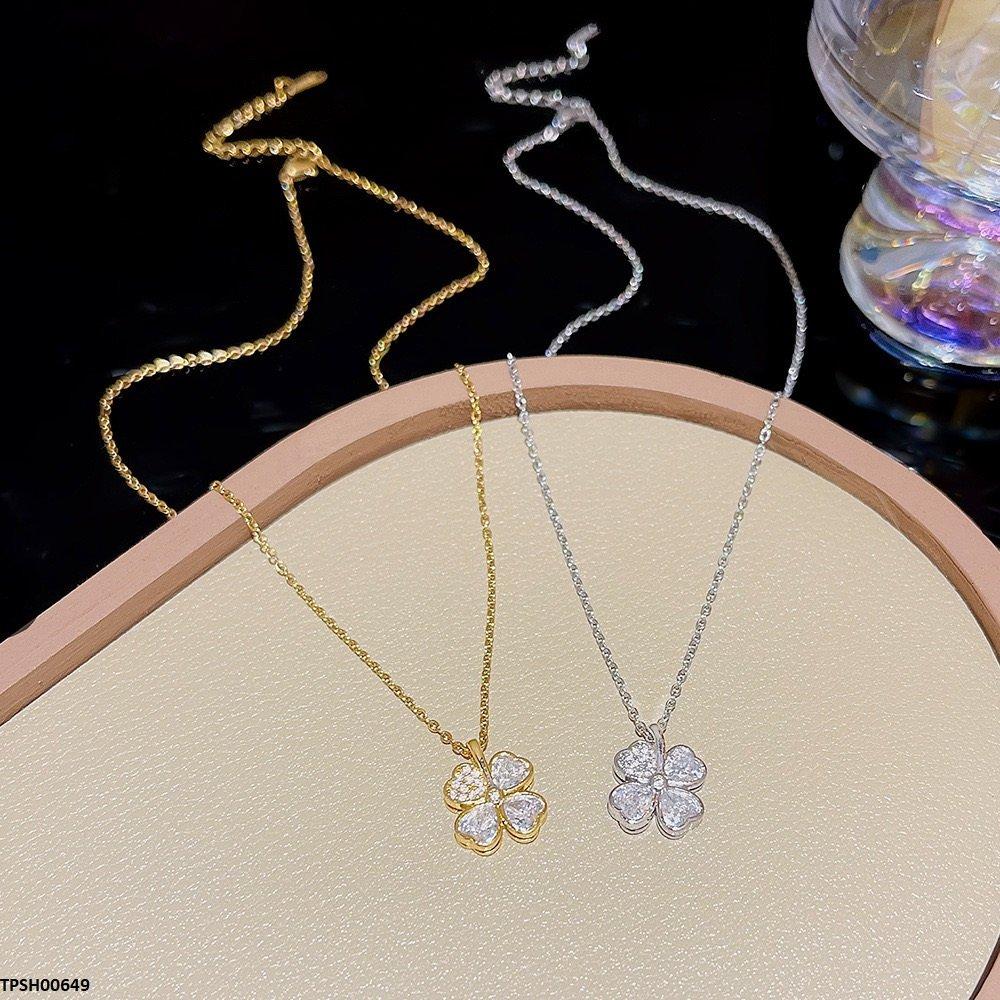 TPSH00649 DDJ Leaf Flower Pendent  - TPSH