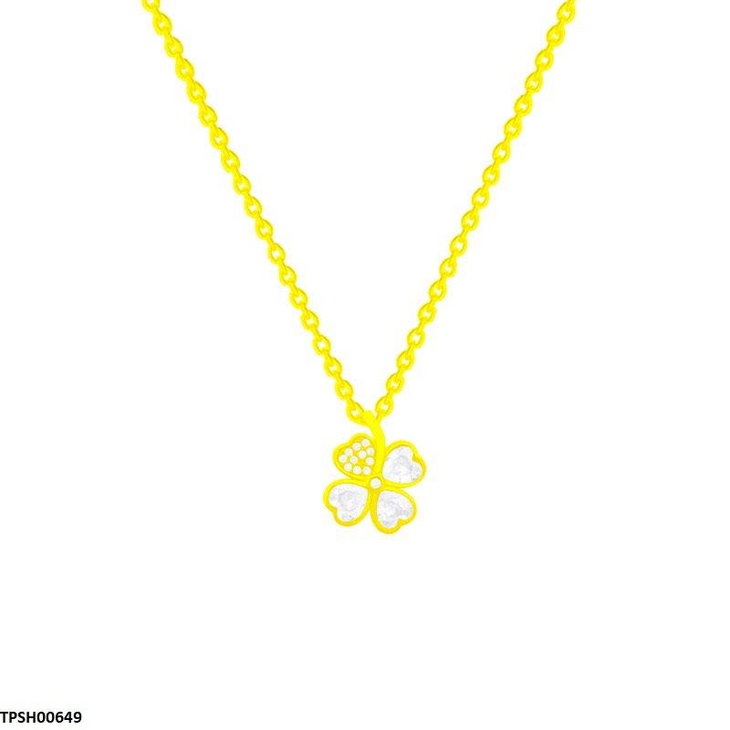 TPSH00649 DDJ Leaf Flower Pendent  - TPSH