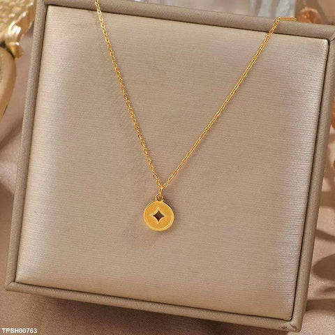 TPSH00763 DGF Stainless Steel Star Pendent - TPSH