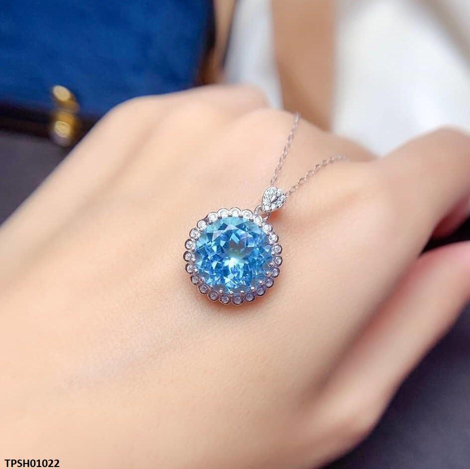 TPSH01022 KRL Round ZIRCON Stone Pendant - TPSH