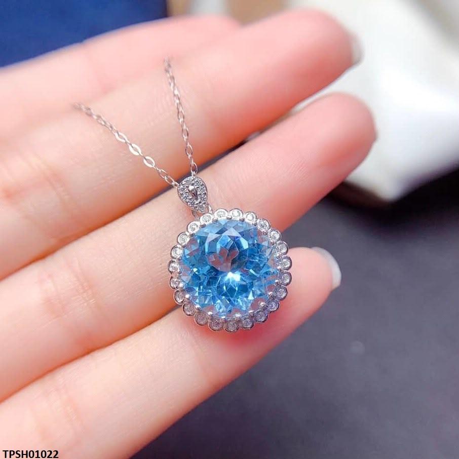 TPSH01022 KRL Round ZIRCON Stone Pendant - TPSH