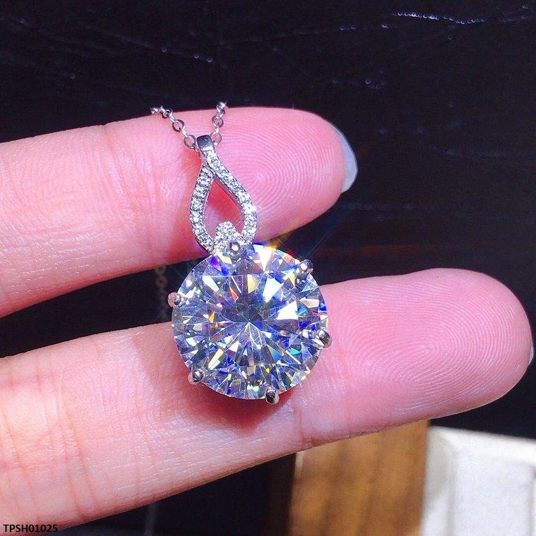 TPSH01025  KRL Round ZIRCON Stone Pendant - TPSH