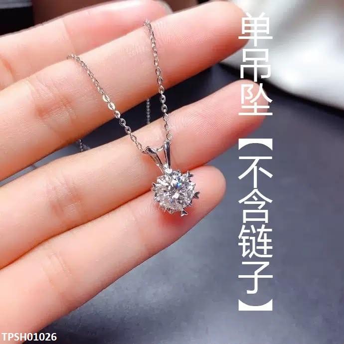 TPSH01026 KRL Round ZIRCON Stone Pendant Set - TPSH