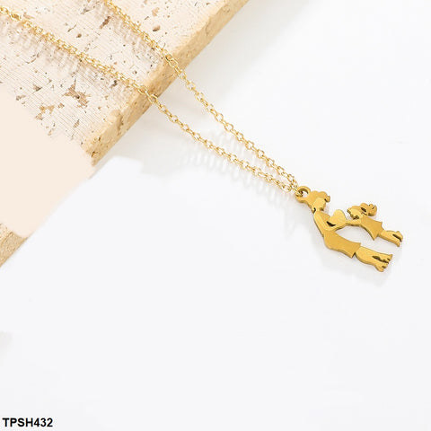 TPSH432  QWN Mother Love Pendent With Chain - CPSH