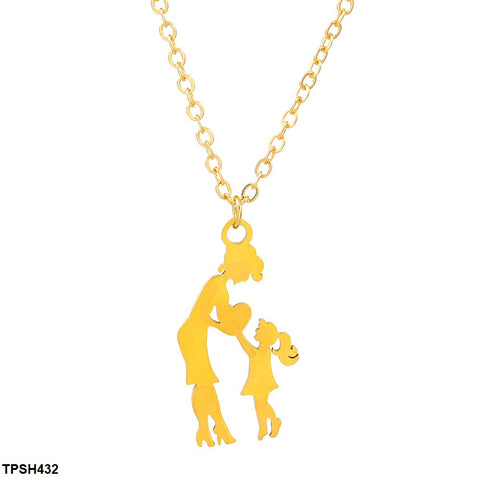 TPSH432  QWN Mother Love Pendent With Chain - CPSH