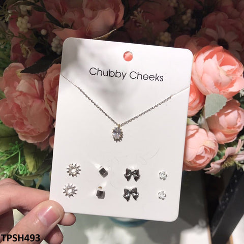 TPSH493 XST Oval/Sun/Bow/Flower Pendant With Tops - CPSH