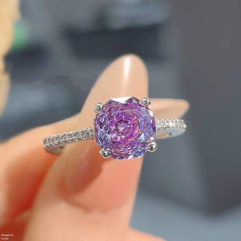 TRSH00773 GWH Imp Round ZIRCON Ring Adjustable - TRSH