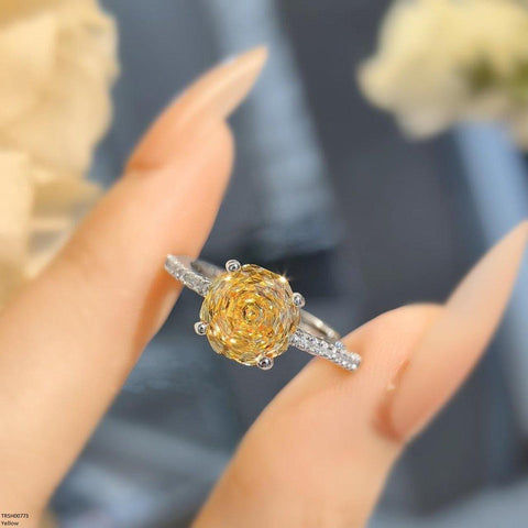 TRSH00773 GWH Imp Round ZIRCON Ring Adjustable - TRSH