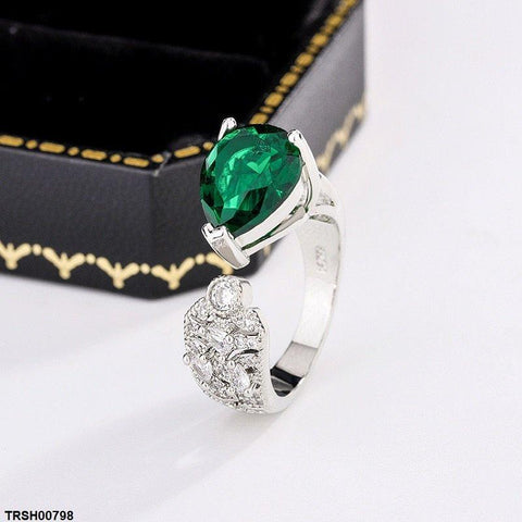 TRSH00798 KYC Tear Stone Ring Adjustable - TRSH