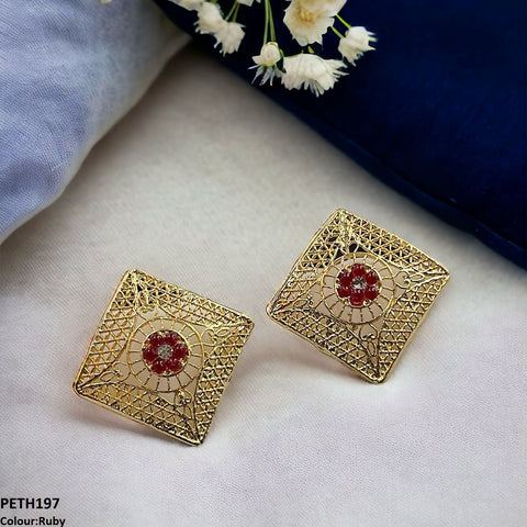 PETH197 MZM Flower/Square Tops Pair - PETH