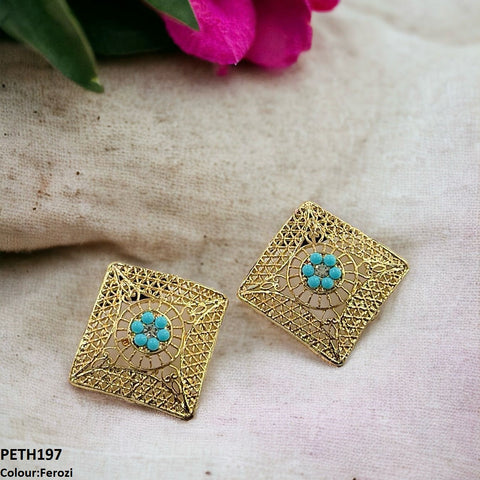 PETH197 MZM Flower/Square Tops Pair - PETH