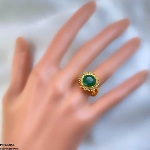 PRH00056 FRN Round Sunburst Ring - PRH