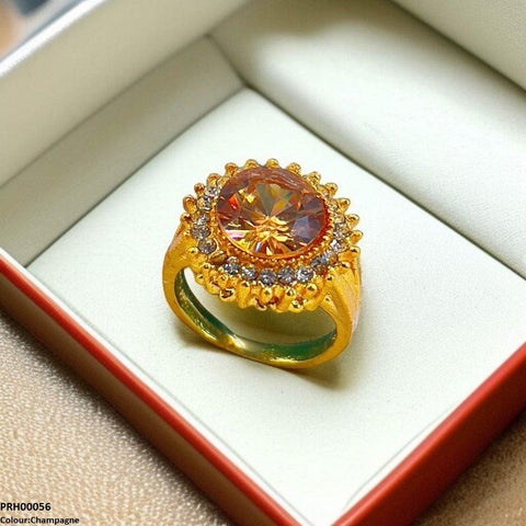 PRH00056 FRN Round Sunburst Ring - PRH