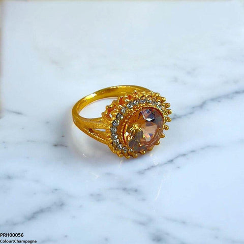 PRH00056 FRN Round Sunburst Ring - PRH