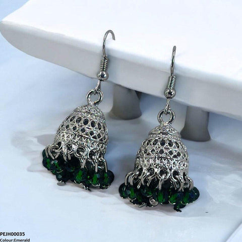 PEJH00035 SDQ filigree Jhumki Drop - PEJH