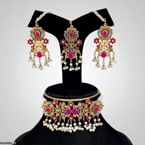 PCKH00227 SDQ Flower Choker Set - PCKH