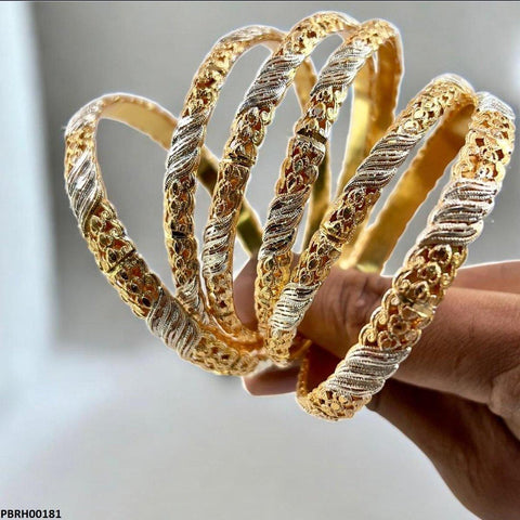 PBRH00181 MZM Antique Bangles 6 Pcs Set - PBRH