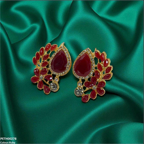 PETH00278 FRN Tear Flower Tops Pair - PETH