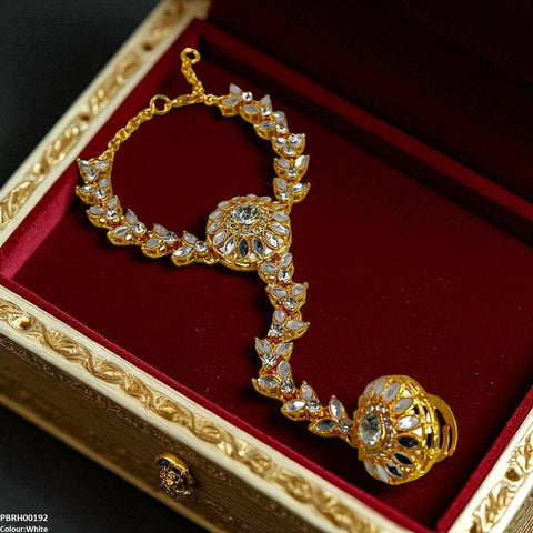 PBRH00192 FRN Marquise/Round Angla Bracelet Adjustable - PBRH