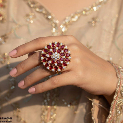 PRH00068 FRN Tear/Flower Ring Adjustable - PRH