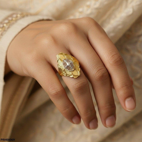 PRH00069 MZM Gold Ring Adjustable - PRH