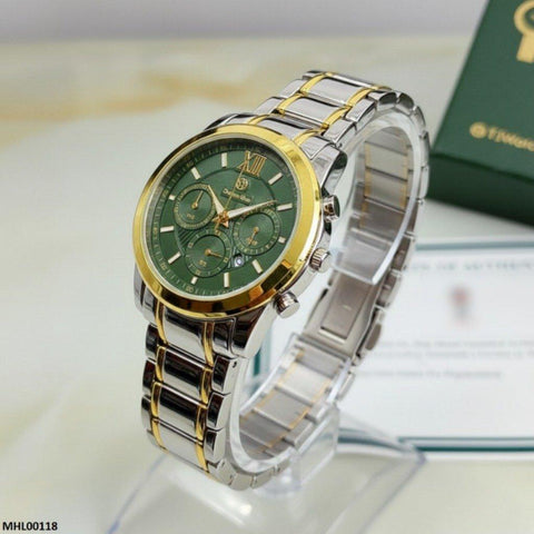 MHL00118 HWR Round Bezel Men's Watch - MHL