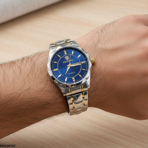 MHL00102 HWR Round Blue Dial Men's Watch - MHL