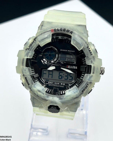 MHL00141 IWA Round Ice Core Digital Sports Men's Watch - MHL