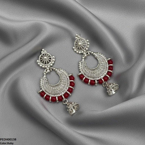 PEDH00138 SDQ Moon Drop  Earrings - PEDH