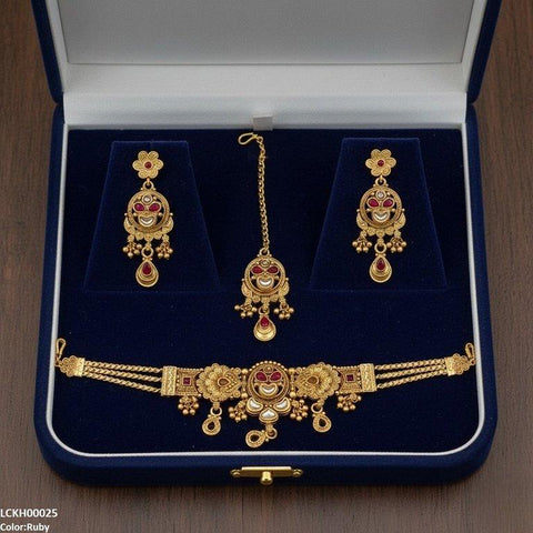 LCKH00025 ANI Moon/Tear Flower Choker Set - LCKH