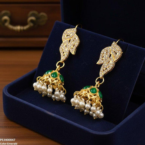 PEJH00047 FRN Tear Pearl Drop Jhumki - PEJH