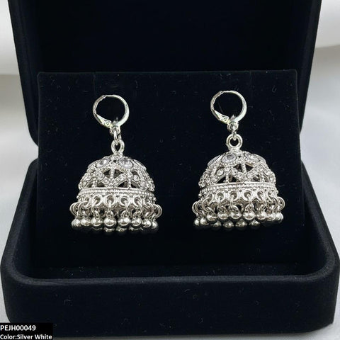 PEJH00049 SDQ Tear Pearl Drop Jhumki - PEJH