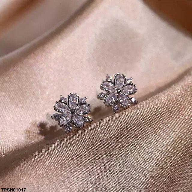 TPSH01017 KYC  Marquise Flower Zircon Pendent Set - TPSH