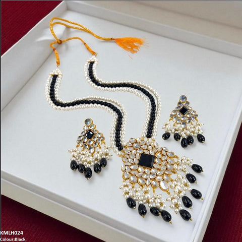 KMLH024 SDQ Kundan Maala Set - KMLH