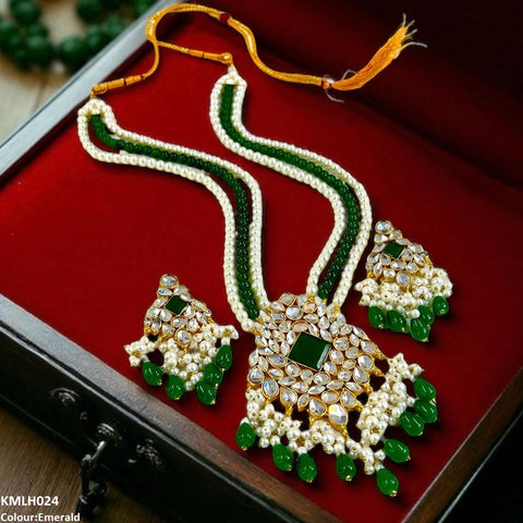 KMLH024 SDQ Kundan Maala Set - KMLH