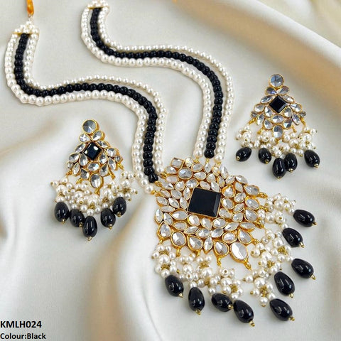 KMLH024 SDQ Kundan Maala Set - KMLH