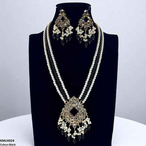 KMLH024 SDQ Kundan Maala Set - KMLH