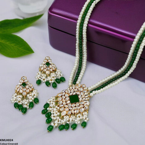 KMLH024 SDQ Kundan Maala Set - KMLH