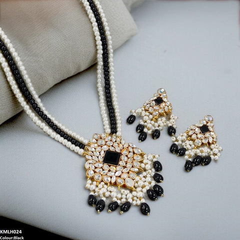 KMLH024 SDQ Kundan Maala Set - KMLH