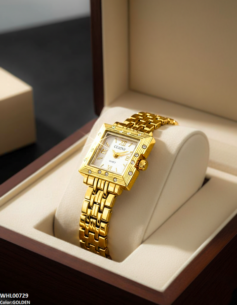 WHL00729 HWR Square Dial Women's Watch - WHL
