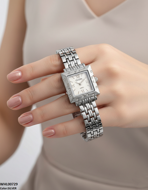 WHL00729 HWR Square Dial Women's Watch - WHL