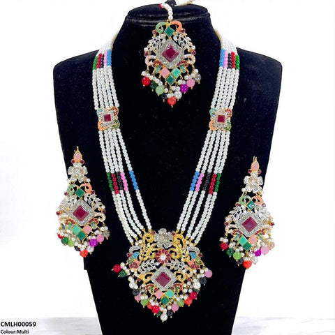 CMLH00059 SDQ Pearl Flower Mala Set - CMLH