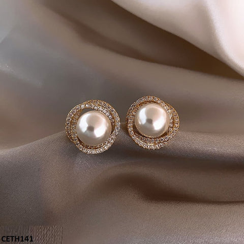 Elevate your style with CETH141 LSH Pearl Tops Pair. This fashion jewelry piece is both elegant and affordable, crafted with precision by TJ Wholesale Pakistan. Perfect for any occasion, these artificial pearl tops will elevate any outfit and serve as a timeless addition to your fashion accessories collection.