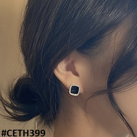 Experience timeless elegance with CETH399 YYZ Black Painted Square Tops Pair. From TJ Wholesale Pakistan, these fashion jewelry pieces boast intricate designs and high-quality craftsmanship. Perfect for adding a touch of sophistication to any outfit, these stylish accessories are a must-have for any fashionista.